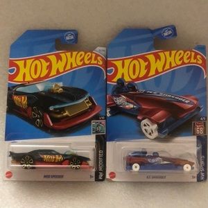 Hot wheel -2 cars - Mod  speeder & Ice shredder